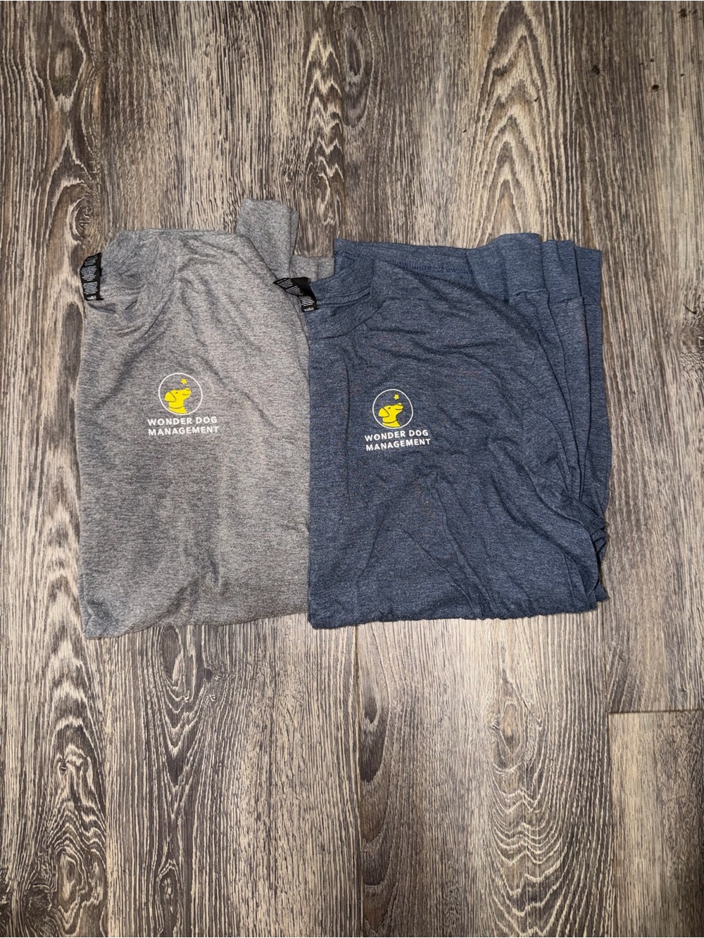 Vintage Wonder Dog Management Long Sleeve T-Shirt Bundle Size XL